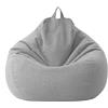 Highdi Pouf Poltrona Sacco, Adulti & Bambini Bean Bag Fodera per Sacco di Fagioli per Decorazione della Soggiorno Camera Giardino Salotto Balcone, Senza Ripieno (70x80cm,Grigio Chiaro)