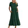 EODJXIO Vestito Sposa Corto Abito Lungo Donna Curvy Morbido Gonna Tubino Bianca Vita Alta Gonna Midi Estiva Donna Rossa Vestito Lino Donna Estivo Bretelle Abito Bianco Donna Estivo Monospalla