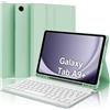 IVEOPPE Tastiera Samsung Galaxy Tab A9 Plus 11, Cover Tastiera Italiano Bluetooth Rimovibile per Samsung Galaxy Tab A9+ 2023 11 Pollici SM-X210/X216/X218, Erba verde