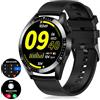 Choiknbo Smart Watch 1,32 pollici HD schermo fitness smartwatch con assistente vocale IP67 impermeabile smartwatch per Android e iPhone compatibile con Sleep Tracker App Message Reminder Heart Rate Monitor