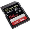 SanDisk Extreme PRO UHS-II 64 GB, Scheda di Memoria SDXC Classe 10, U3, velocità di lettura fino a 300 MB/s