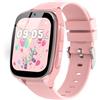 BAUISAN Orologio Smartwatch Bambini 4G, Smartwatch per Bambini con SOS Musicale Fotocamere Contapassi Audiolibro Giochi Educativi, Regalo Bambina Bambino Orologio Telefon 3-12 anni, Rosa