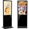 YCKJNB 49 Pollici Digital Signage Monitor Pubblicitario Per Negozi, Monitor Display LCD Da Pavimento, Display Per Segnaletica Digitale Interattiva, Totem Pubblicitario Automatico, Nero