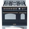 Lofra RNMD96MFTE/CI Piano cottura Nero, Acciaio inossidabile Gas A-15%