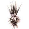 Flair Flower 088986brw Soft Composizione Floreale in plastica, Marrone/Bianco, 77 x 28 x 18 cm