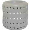 ZEN ARÔME Bruciatore di cera profumata Fondant Parfum - bruciatore profumato e diffusore per aromaterapia - Portacandele decorativo in ceramica grigia - H 9,5 cm Coliseo Grigio Zen'Arôme