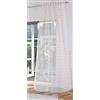 Gardinenbox Tenda VALENCIA, 245 x 145 cm, colore talpa naturale, con pompon VALENCIA, multibanda, trasparente, effetto lino, 2023470