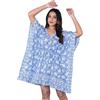 Rastogi Handicrafts 100% Cotone Mano Blocco Stampa Cover-up Beach Caftan Donna Stampa Costume Da Bagno Caftano 4