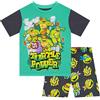 TEENAGE MUTANT NINJA Pigiama Turtles | TMNT Pigiama Corto Ragazzo | Pigiamone Estivo Ragazzo | Grigio 10-11 Anni