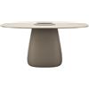 QEEBOO tavolo per esterni COBBLE BUCKET con piano in HPL 160 cm - 63011OT