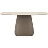 QEEBOO tavolo per esterni COBBLE con piano in GRES 160 cm - 63005IV