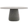 QEEBOO tavolo per esterni COBBLE con piano in GRES 160 cm - 63008GY-M