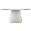 QEEBOO tavolo per esterni COBBLE con piano in HPL 160 cm - 63005WH-BL