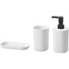 Ikea STORAVAN - Set da bagno 3 pezzi, bianco, piccolo