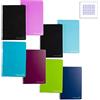 Liderpapel Quaderno spirale a4 wonder copertina plastica 80h 90 g quadro 4 mm con margine colori assortiti