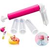 YOMIQIU Aerografo Manuale per Torte, Strumenti di Cottura Fai-da-Te per Torte per Decorare Torte,Tubo Spray da Forno con Fiala da 4 Pezzi,per Colorare Pompa Aerografo per Cupcakes e Dessert