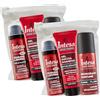 FEI FAN Busta Set Da Viaggio: Schiuma Da Barba Idratante, Con Olio Di Avocado e Prebiotico 50ml, Gel Doccia Shampoo Rivitalizzante Ginseng 50ml, Deodorante Ylang-Ylang 50ml (2 Buste)