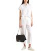 United Colors of Benetton Pantalone 4AGHDF05T, Bianco Ottico 101, 40 Donna