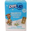 PetUp Salviette igieniche Maxi PetUp - Talco - 1 confezione da 10 pz - 1° ORDINE? scegli lo sconto BZR5 / BZR20 + 200 punti fedeltà