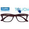INDUSTRIE OTTICHE ITALIANE SRL Corpootto Occhiali Da Lettura Touch Frontale Rosso Interno Blu Aste Rosse Diottrie 1.50