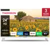 THOMSON TV LED 24HD READY T2/S2 SMART ANDROID 12V BIANCO