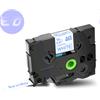 BROTHER COMPATIBILE BROTHER NASTRO BLU su BIANCO 12mm x 8mt LAMINATO TZe233 COMPATIBILE - TZE-233