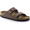 Birkenstock Arizona Bs Narrow Fit Ciabatta Due Fibbie Mocca Marrone Unisex