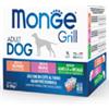 Monge Grill Multipack Dog (salmone, maiale e agnello) - 12 bustine da 100gr.