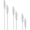 cellularline | Multipack | Cavi di Ricarica per Smartphone, USB-C to USB-C, 3 Cavi, 3 Lunghezze: 120 cm, 200 cm, 15 cm