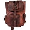 Fatto a mano Zaino In Vera Pelle Da Uomo Vintage Per Laptop Rucksack Satchel Da Viaggio 22"