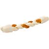 MACED Treccia premium marrone e bianca 25 cm