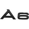 Audi 4K0071803 - Scritta A6, colore: Nero