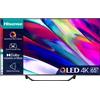Hisense Smart TV 65 Pollici 4K Ultra HD Display QLED Sistema Operativo Vidaa Classe G colore Nero - 65A79KQ