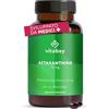 Vitabay Astaxantina Pura 12 mg alto dosaggio - 90 softgel vegane - 6 mesi | testata in laboratorio & senza additivi - da alga Haematococcus pluvialis - in olio di semi di lino - scorta 6 mesi
