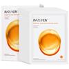 RAZUYEN Maschere Viso Per Fogli (10 Pezzi), Super Idratante e Antirughe, Maschera Per Tutti i Tipi di Pelle, Maschere Viso in Tessuto CON Acido Ialuronico e Peptide