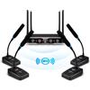 SHARD-LAB 😍 4 PEZZI SET DI MICROFONI WIRELESS TAVOLO UHF MEETING SALE CONFERENZE RIUNIONI
