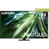 Samsung TV Neo QLED 4K 55" QE55QN90DATXZT Smart TV Wi-Fi Titan Black 2024, Processore NQ4 AI GEN2, Tecnologia Quantum Matrix,