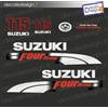 Adesivi motore marino fuoribordo Suzuki 115 CV four stroke 2006 barca stickers