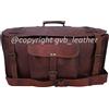 Fatto a mano 24 " Borsa Pelle Montgomery Uomo Palestra Viaggio Pattina Cover Bagaglio Weekend