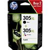 HP Multipack HP nero / differenti colori 6ZA94AE MCVP 305 XL