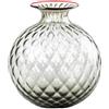 VENINI SPA VASO MONOFIORE BALLOTON, FORO PICCOLO GRIGIO TALPA, XS 100.14 - h 12 x d 11 cm, 0.2 kg