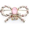 CHANEL Pre-Owned - Spilla CC Ribbon 2023 - Donna - pietre sintetiche/placcatura in oro - Taglia unica