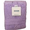 Bassetti ACCAPPATOIO BASSETTI UOMO DONNA CON CAPPUCCIO TAGLIA S - M - L - XL - XXL SPUGNA DI PURO COTONE 360gr/m² (M - 46 / 48, GLICINE - 1811)
