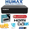 HUMAX RICEVITORE DECODER DIGITALE TERRESTRE DVB-T2 HD H265 HEVC 10 BIT ZAPPER CON USB