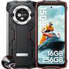 Blackview BV9300 Pro Doppio schermo Rugged Smartphone 16GB+256GB 6,7" 15080mAh