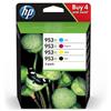 HP KIT 4 CARTUCCE ORIGINALI HP 953XL BK C M Y 3HZ52AE HP OfficeJet Pro