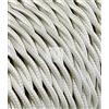 LaMorell LightDesign Cavo Elettrico Treccia In Tessuto 5 Mt 2x0,75 Colorato Avorio