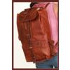 Branded HLC Zaino Laptop Vintage In Vera Pelle Da Uomo Rucksack Messenger Bag Satchel 20"