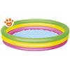 Bestway Piscina Rotonda Fondo a 3 Anelli Gonfiabile (Ø70x24cm) Art. 51128 - Rotonda (Ø70x24cm)