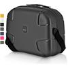 IMPACKT Custodia per cosmetici IP1 in materiale riciclato con garanzia di 6 anni; beauty case sostenibile con funzione a scatto; 40 cm, 1,5 kg, 22 litri, grigio ferro, Handgepäck, CASUAL